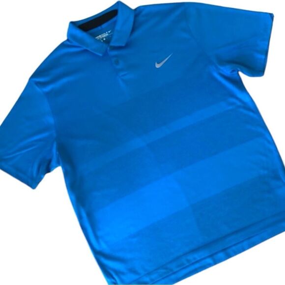 Nike Other - Nike Blue Dri Fit Golf Tour Performance Polo Size XL